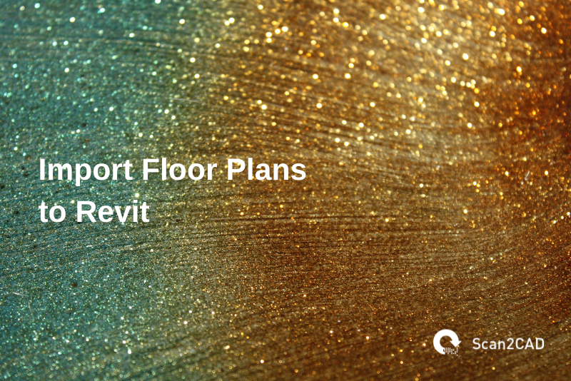 import floor plans to revit green gold graphics