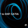 pdf to dxf catia, black light blue graphics