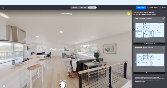 Zillow 3d home