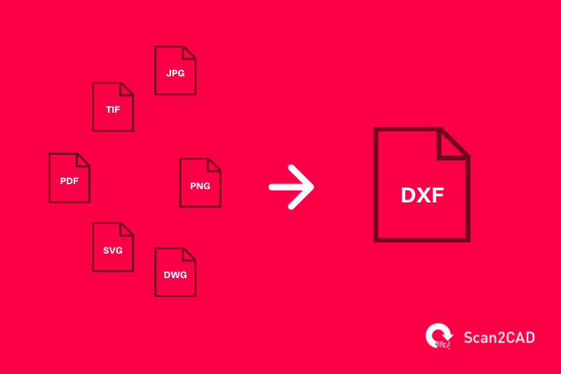 converting multiple file formats to dxf