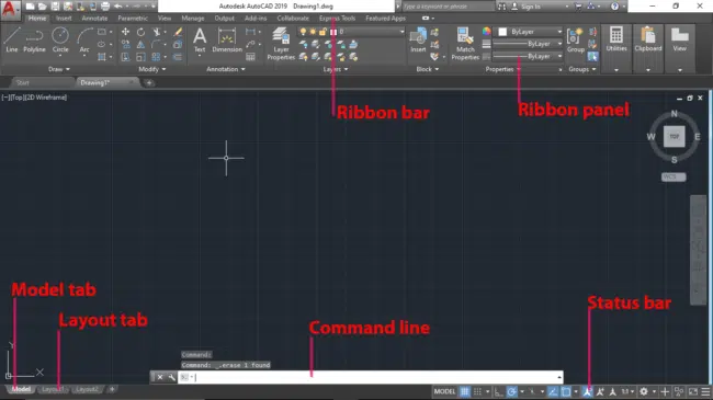 AutoCAD User Interface