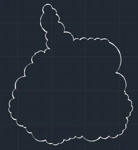 Freehand Revision Cloud in AutoCAD