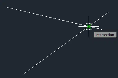 Intersection Osnap Mode