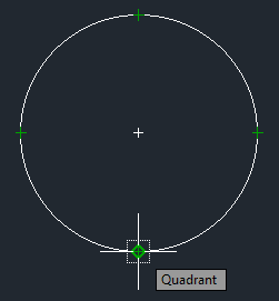 Quadrant Osnap Mode