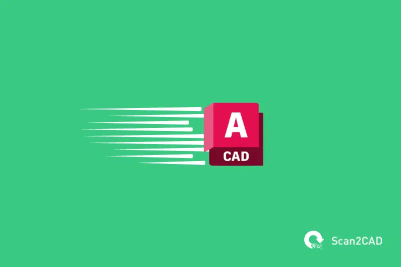 AutoCAD logo moving fast