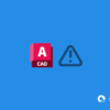 AutoCAD icon error warning