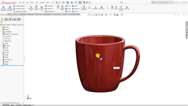 Mug 3D CAD model
