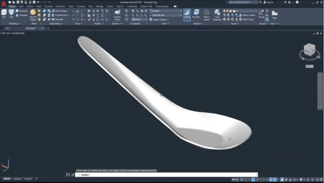 Spoon 3D CAD model