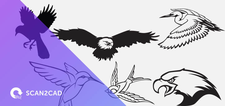 Bird Designs - Free DXF Download