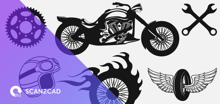 Motorcycle DXF Designs